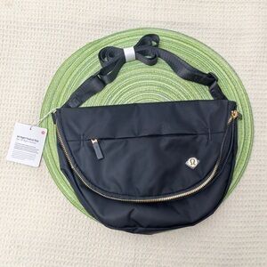 Lululemon All Night Festival Bag 5L Black Gold Accents
